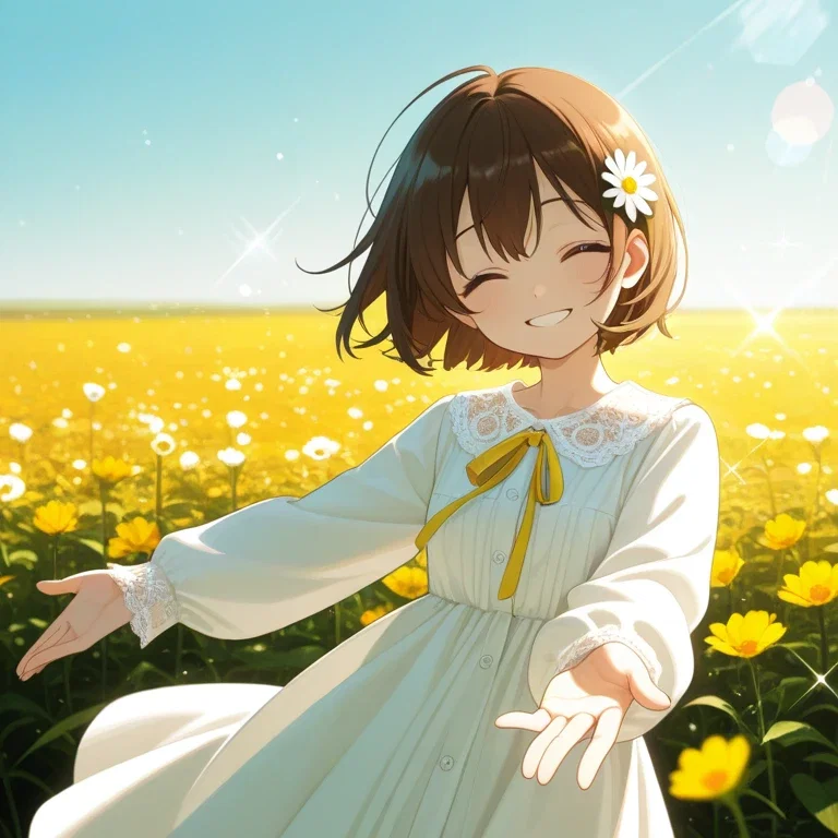 幸福の花畑