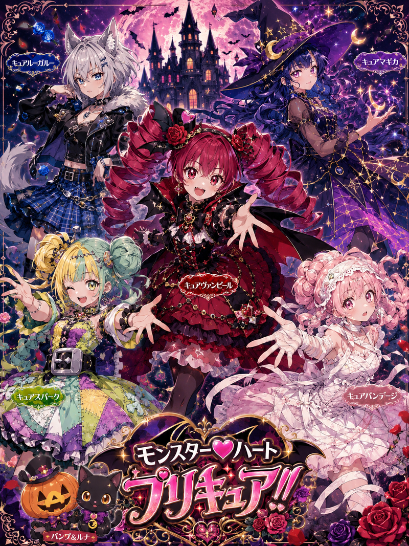 嘘番組「モンスター♥ハートプリキュア」