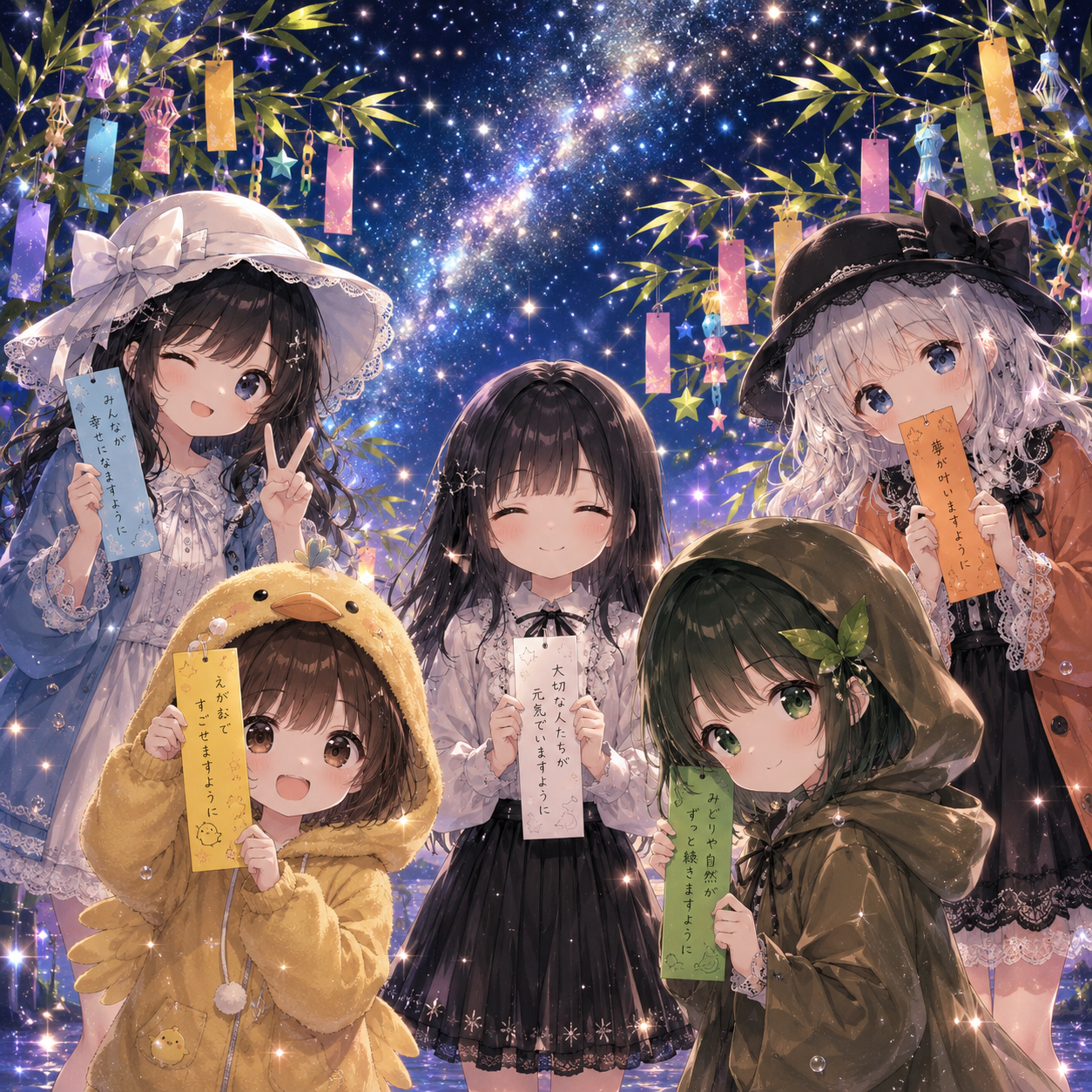 五色の短冊