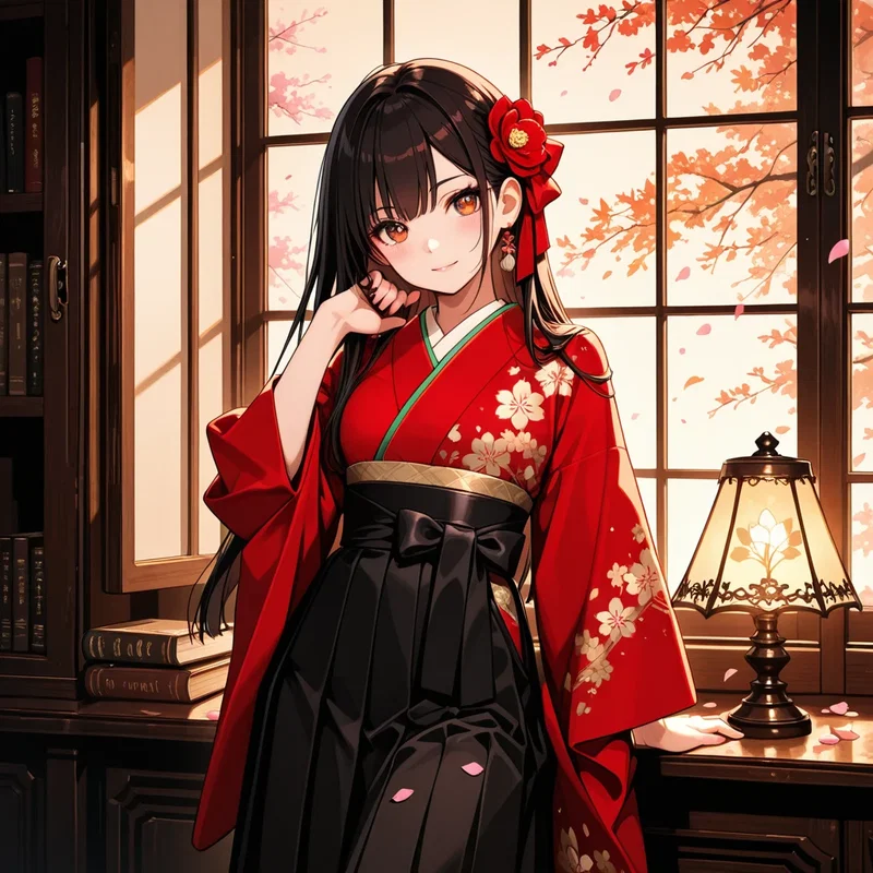 大正浪漫小女