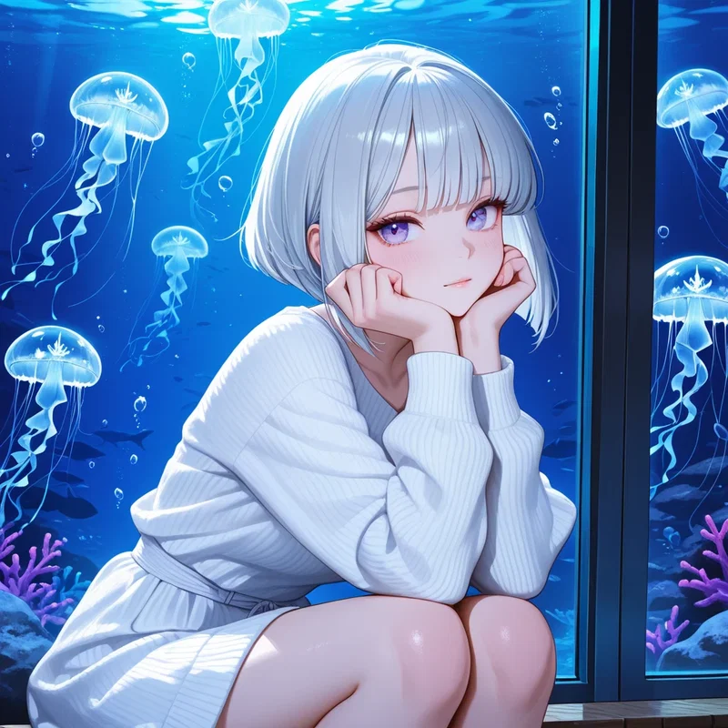 アクアリウムの女の子２