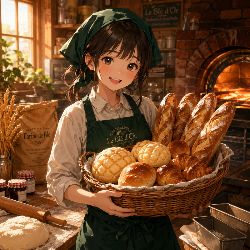 パン屋の娘さん