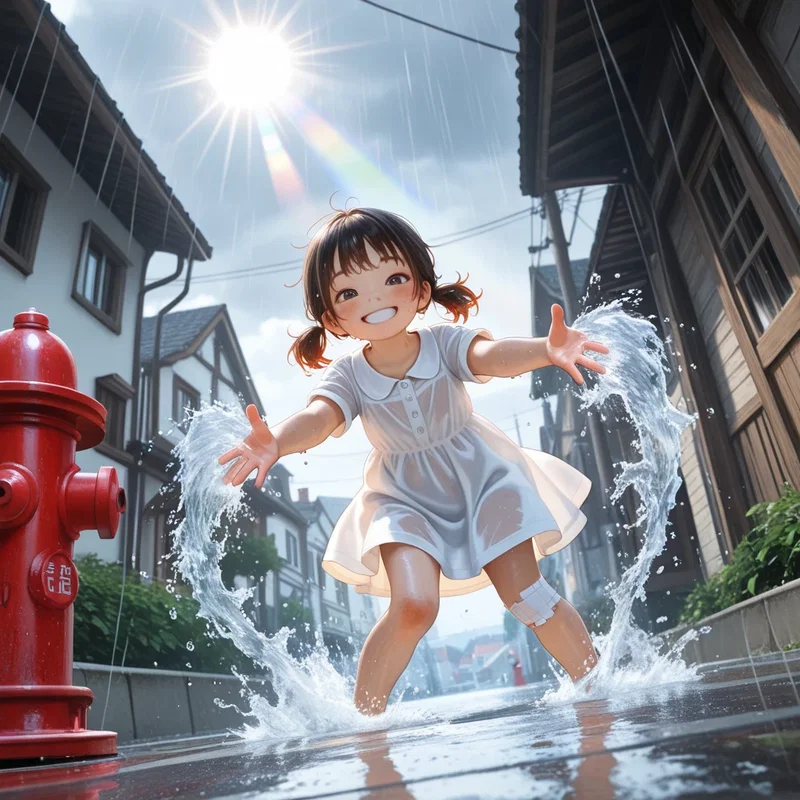 水遊び