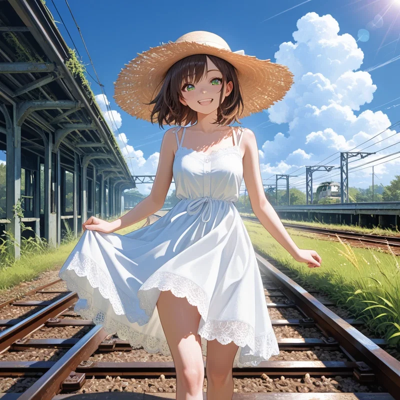 終末世界を歩く女の子