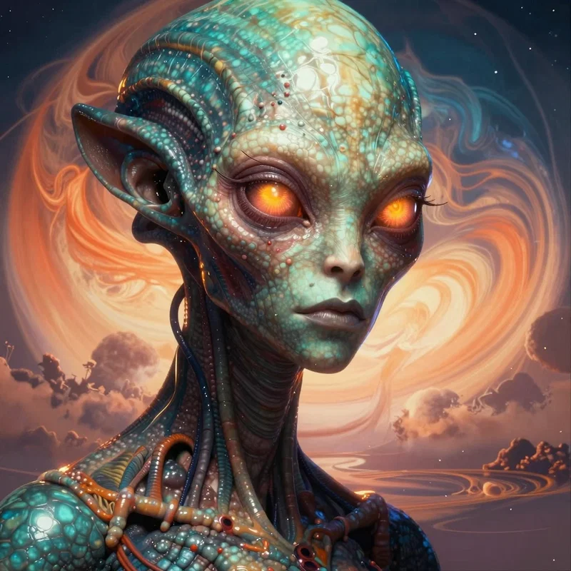 Femme Alien Humanoïde