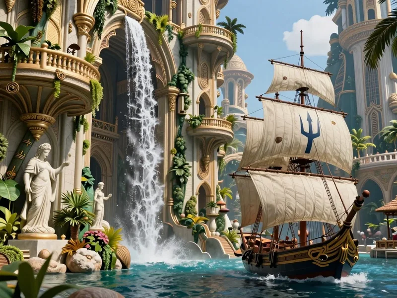 Cité Mythique de l'Atlantide