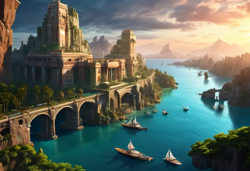 Cité Mythique de l'Atlantide