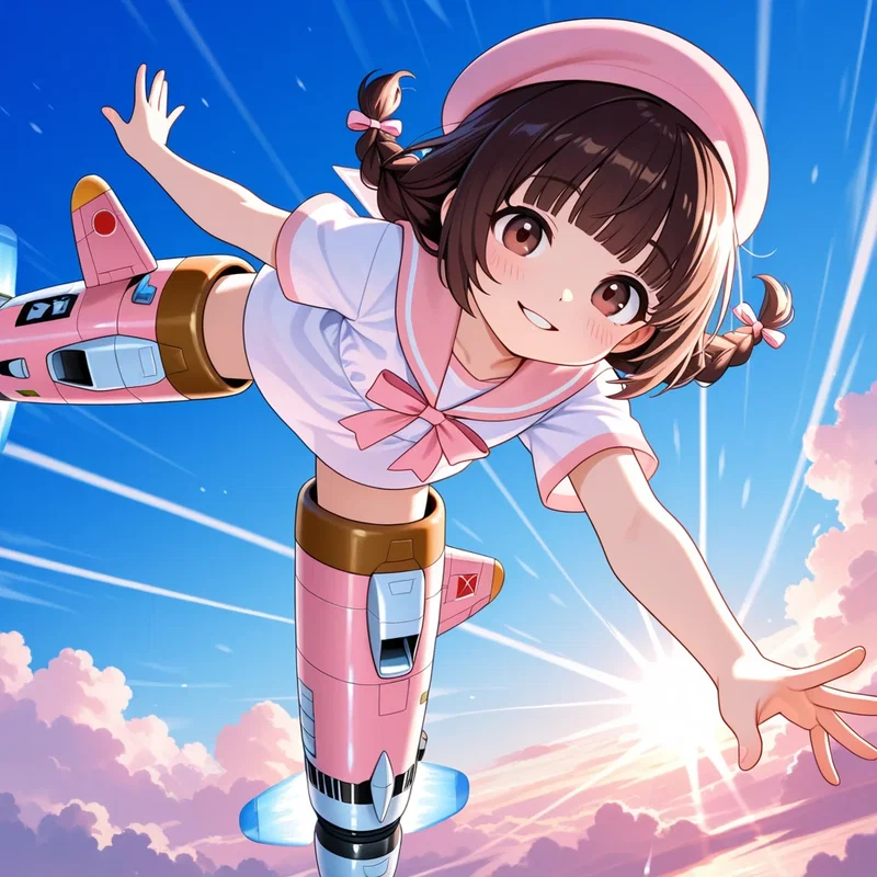 飛べピンクちゃん
