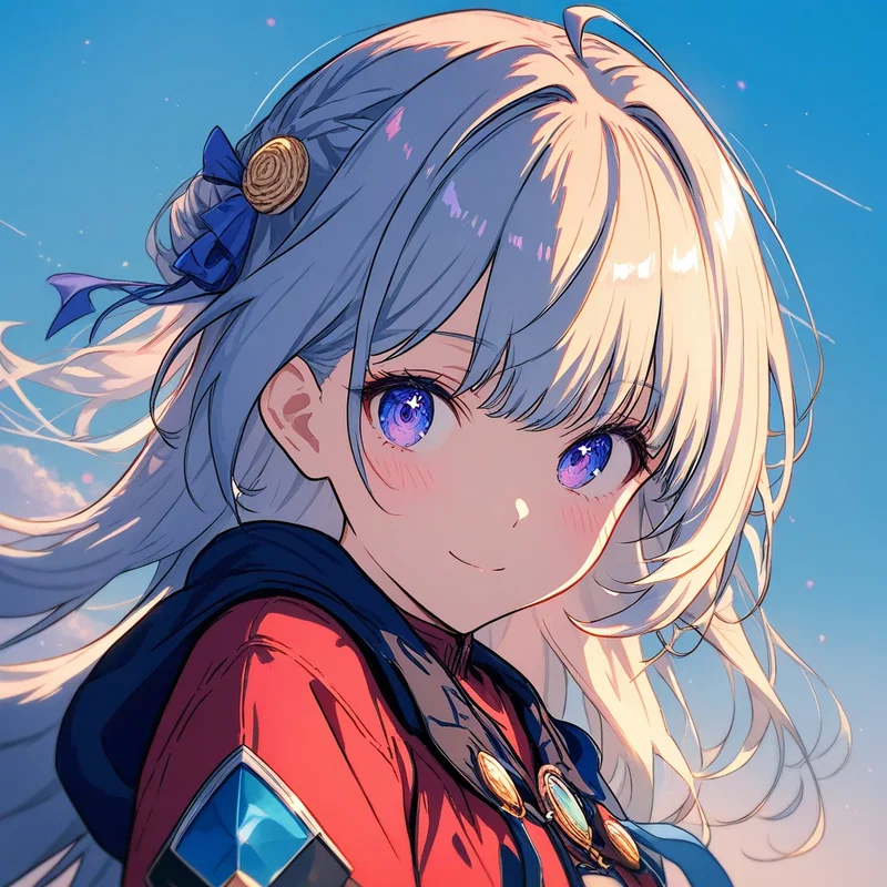 白髪の少女