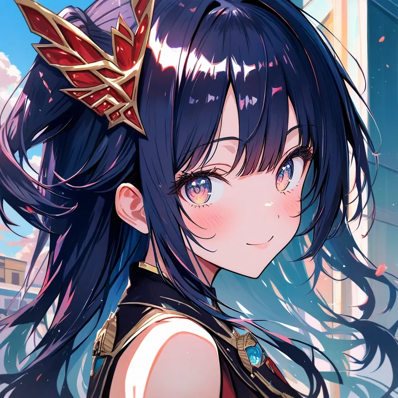 頬を赤らめあなたに気のある異世界の女の子