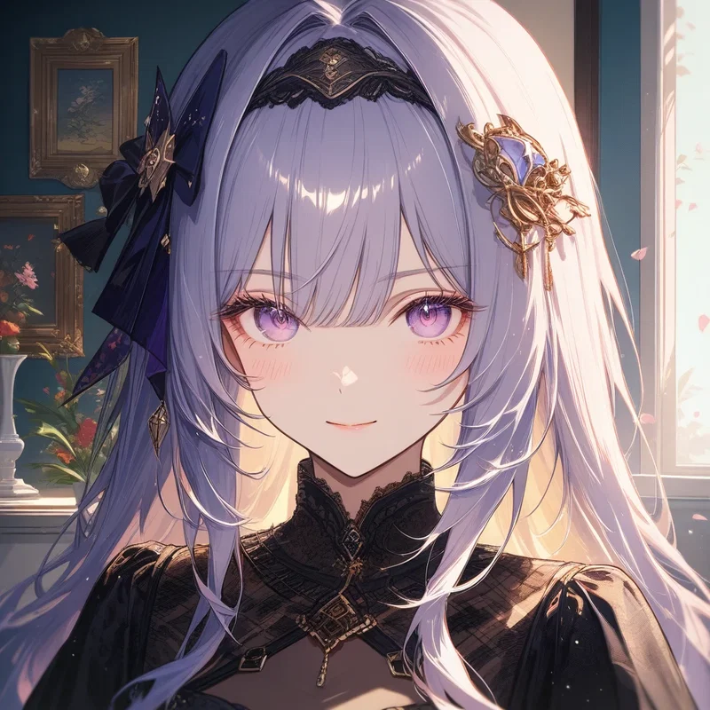 白髪のお嬢様
