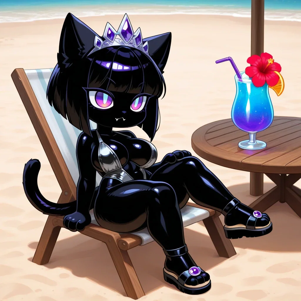 黒猫王女(エジプト風)