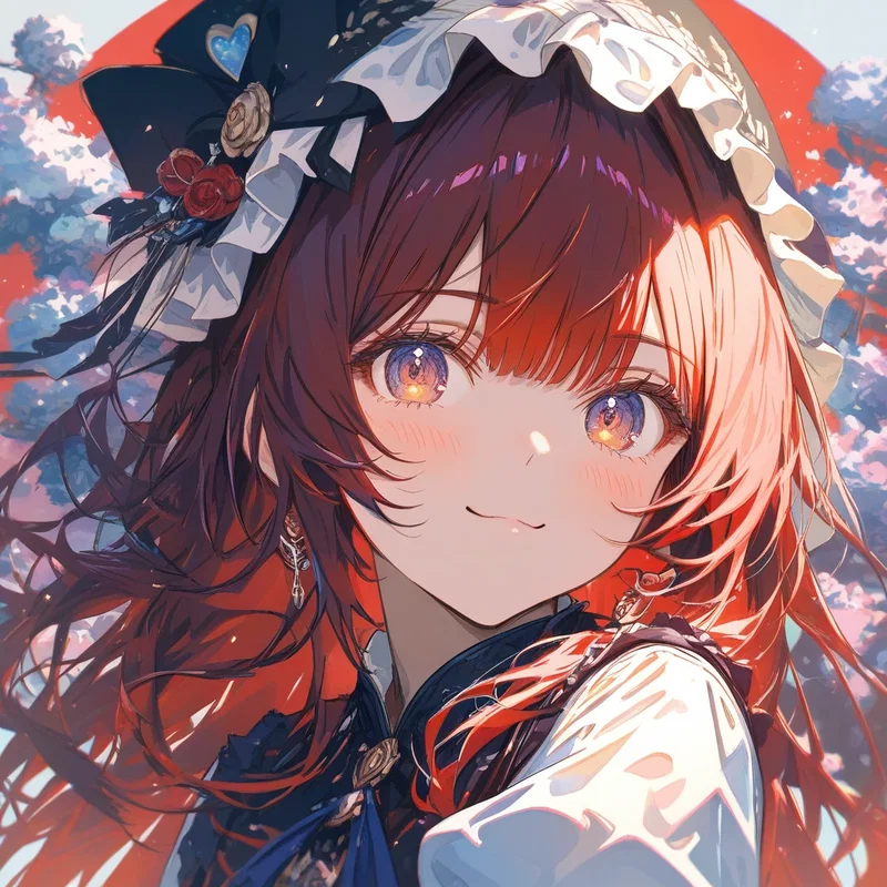 赤髪のお嬢さん