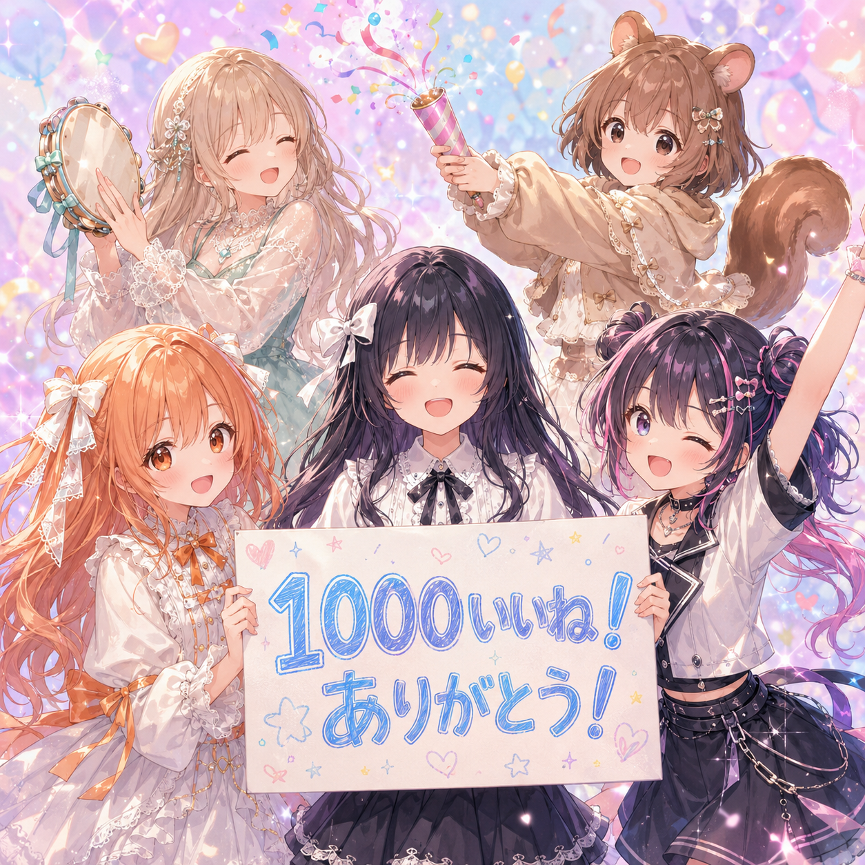 1000いいね!ありがとう!