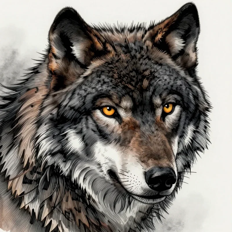 Loup en Gros Plan