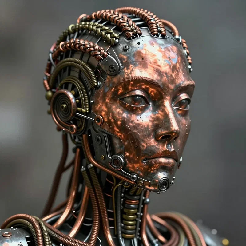 Femme Androïde Stylisée