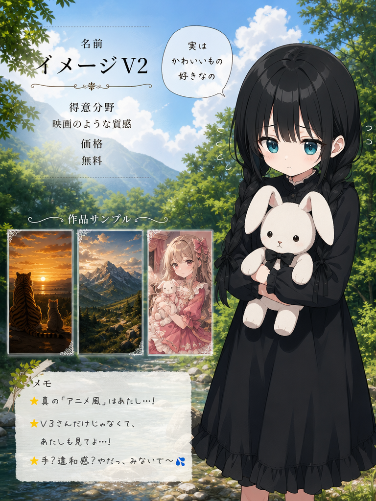 イメージV2のプロフィール