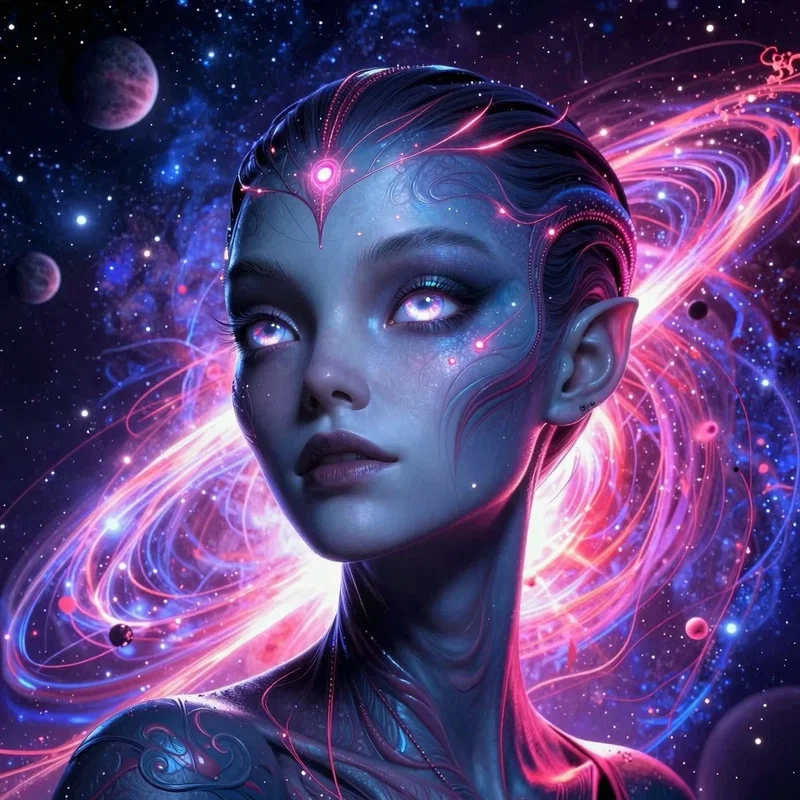 Femme Alien Extraterrestre