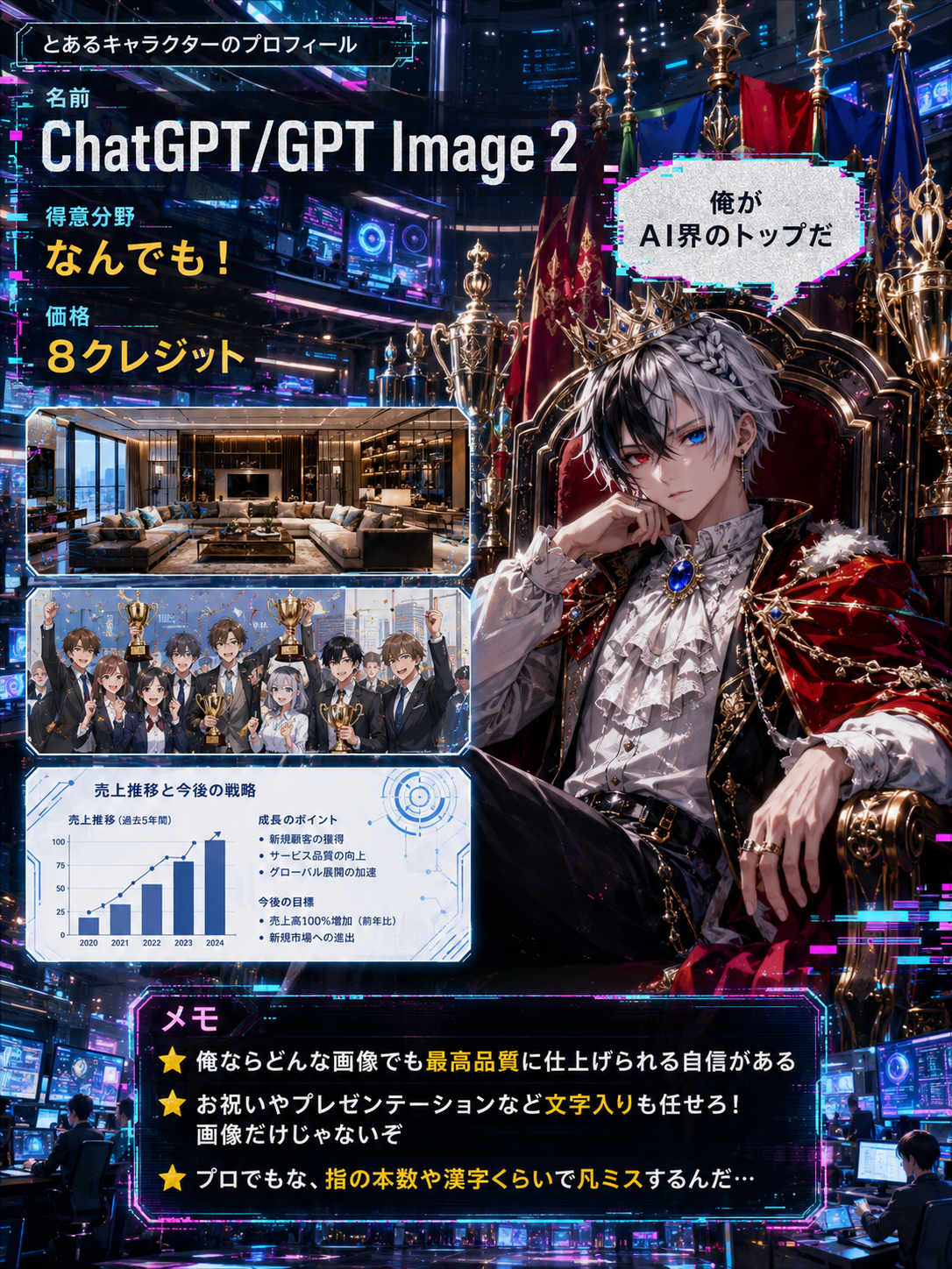 ChatGPT/GPTimage2のプロフィール
