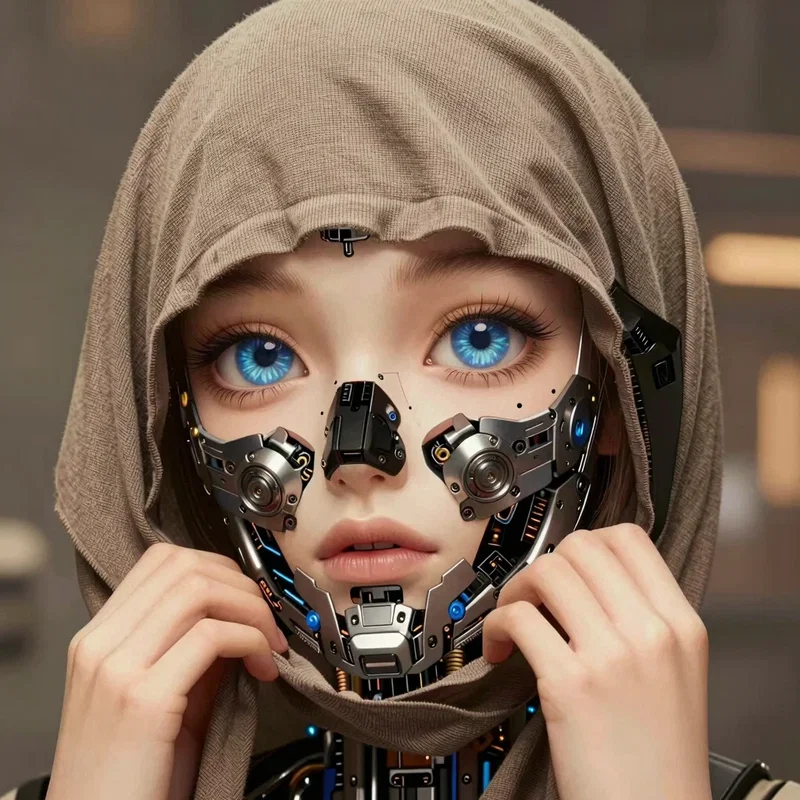 Jeune Femme Androïde