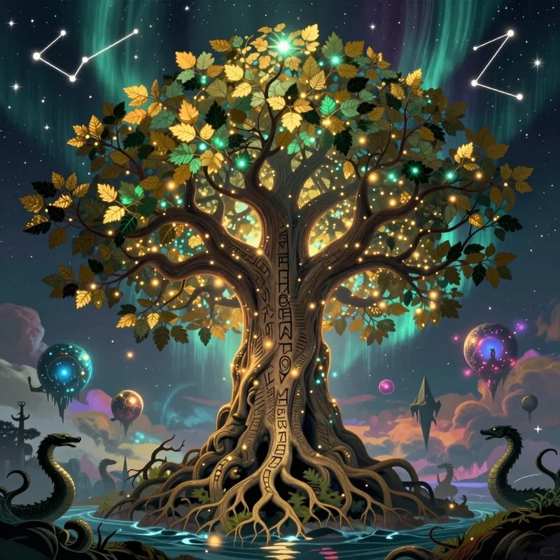 Yggdrasil l'Arbre Sacré