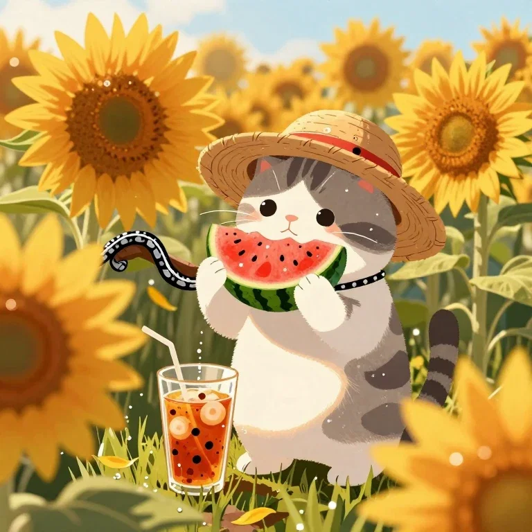 (自動)猫の夏休み
