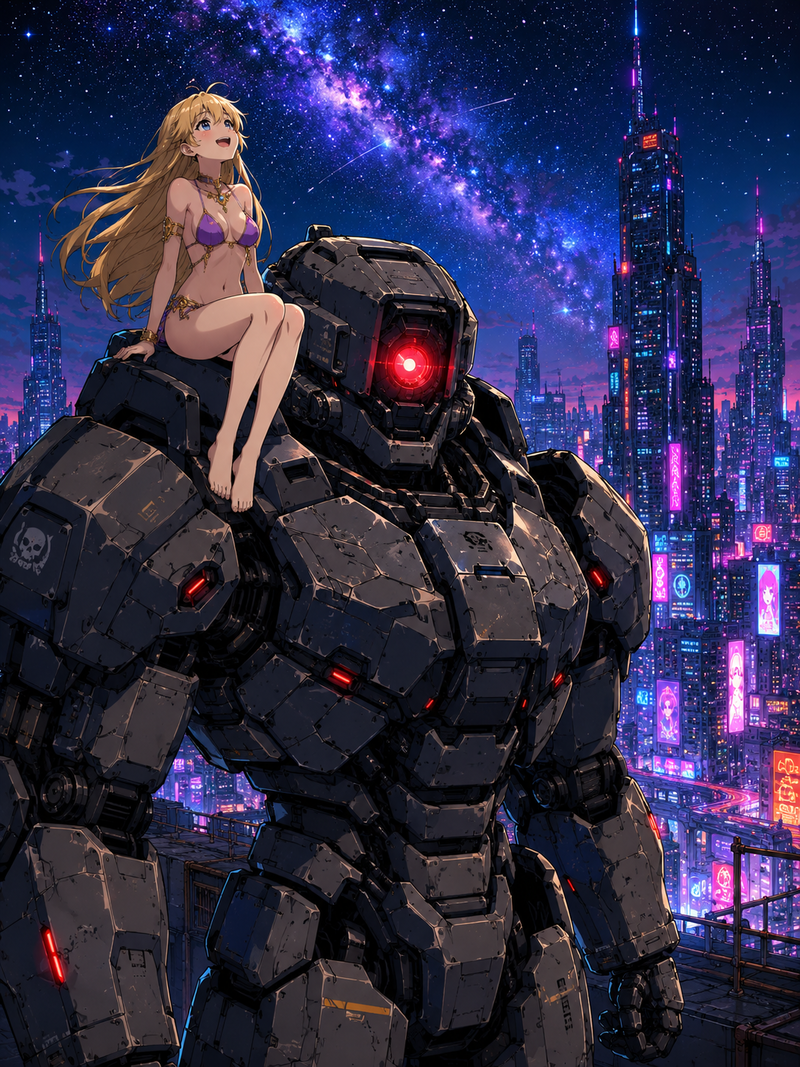 美女と野獣ロボ