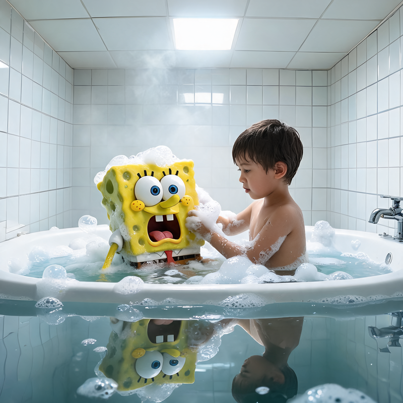 Sponge washing