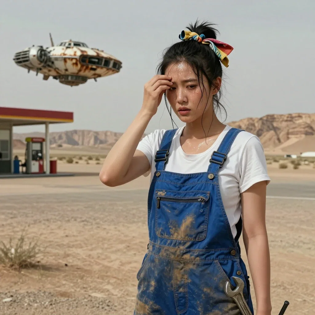Desert space mechanic in trouble 1