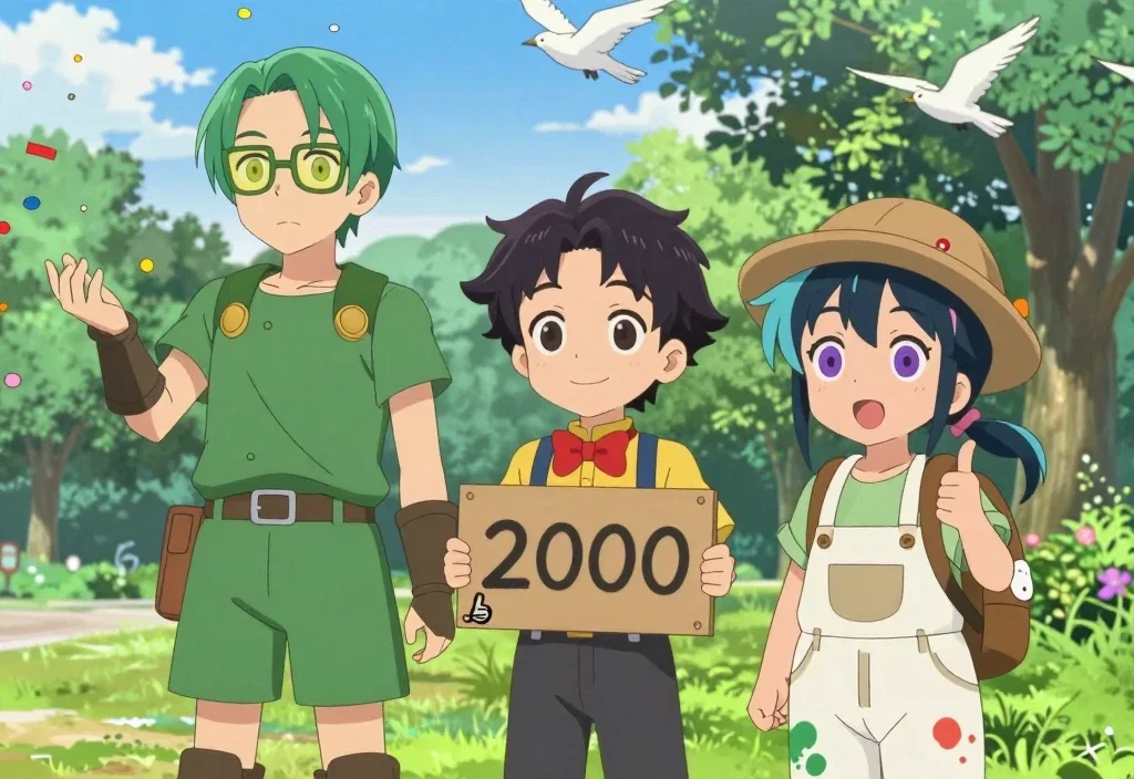 2000いいねありがとう