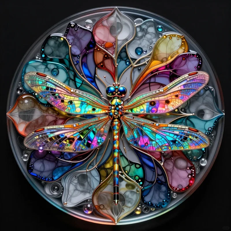 Mandala Libellule