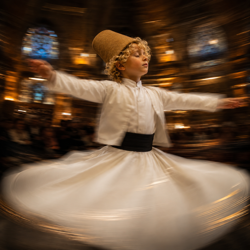 Michele whirling