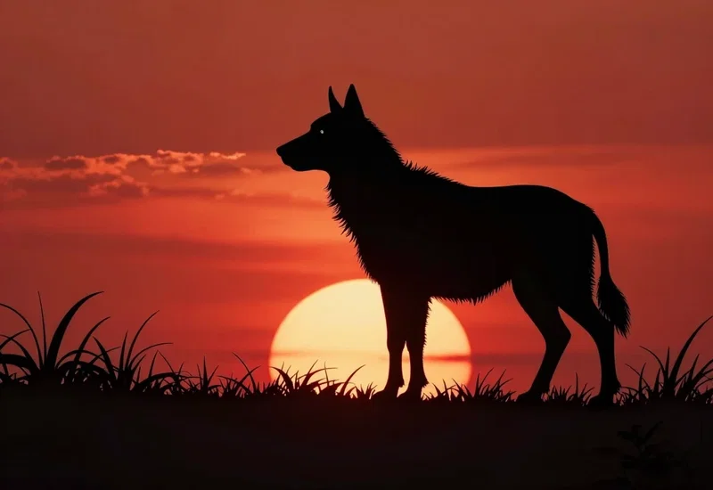 Silhouette de Loup