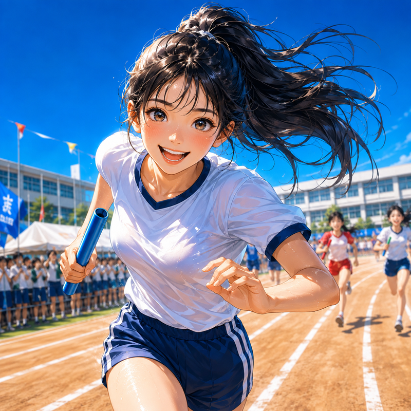 令和の走る少女