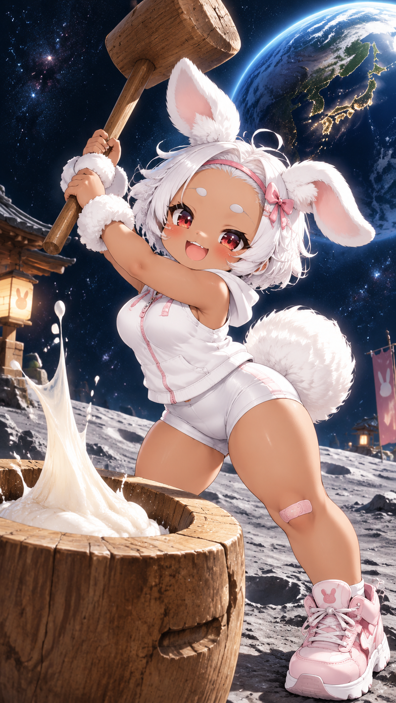 お月見　見上げてごらん