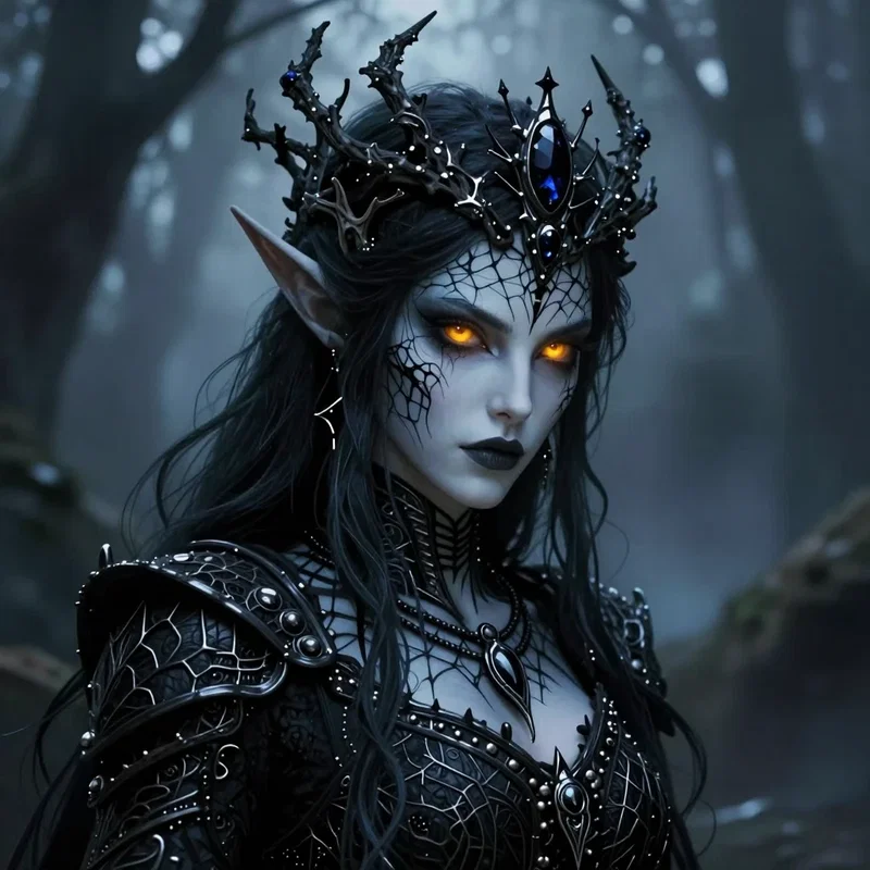 Arachna : Reine Araignée des Elfes Noires