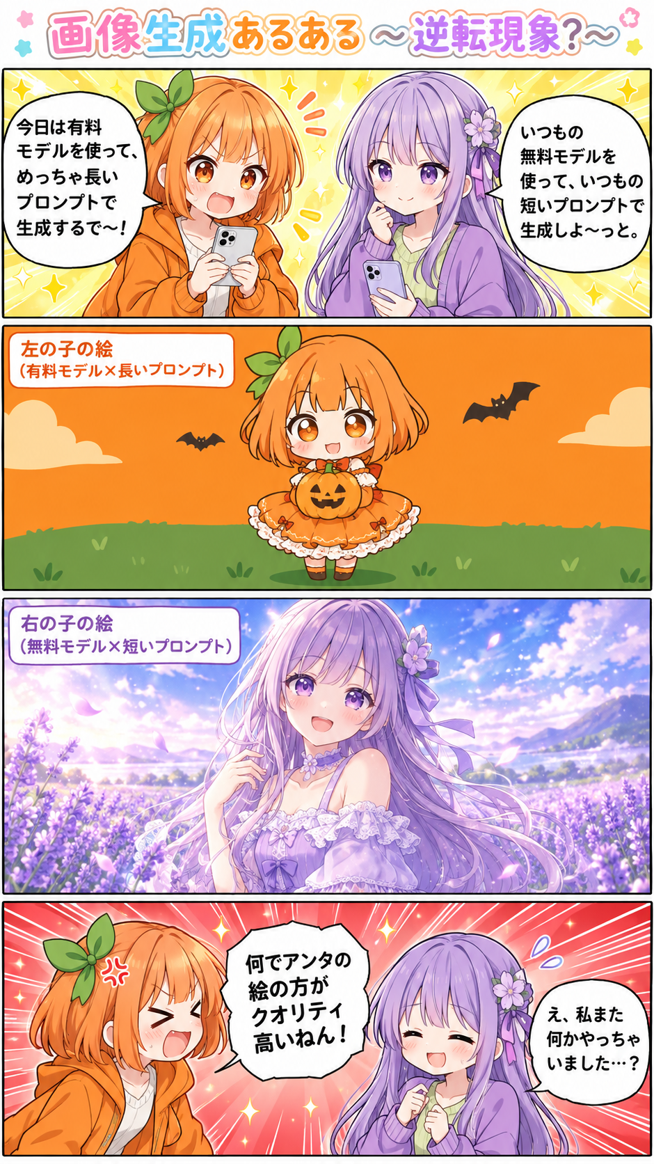 画像生成あるある〜逆転現象?〜