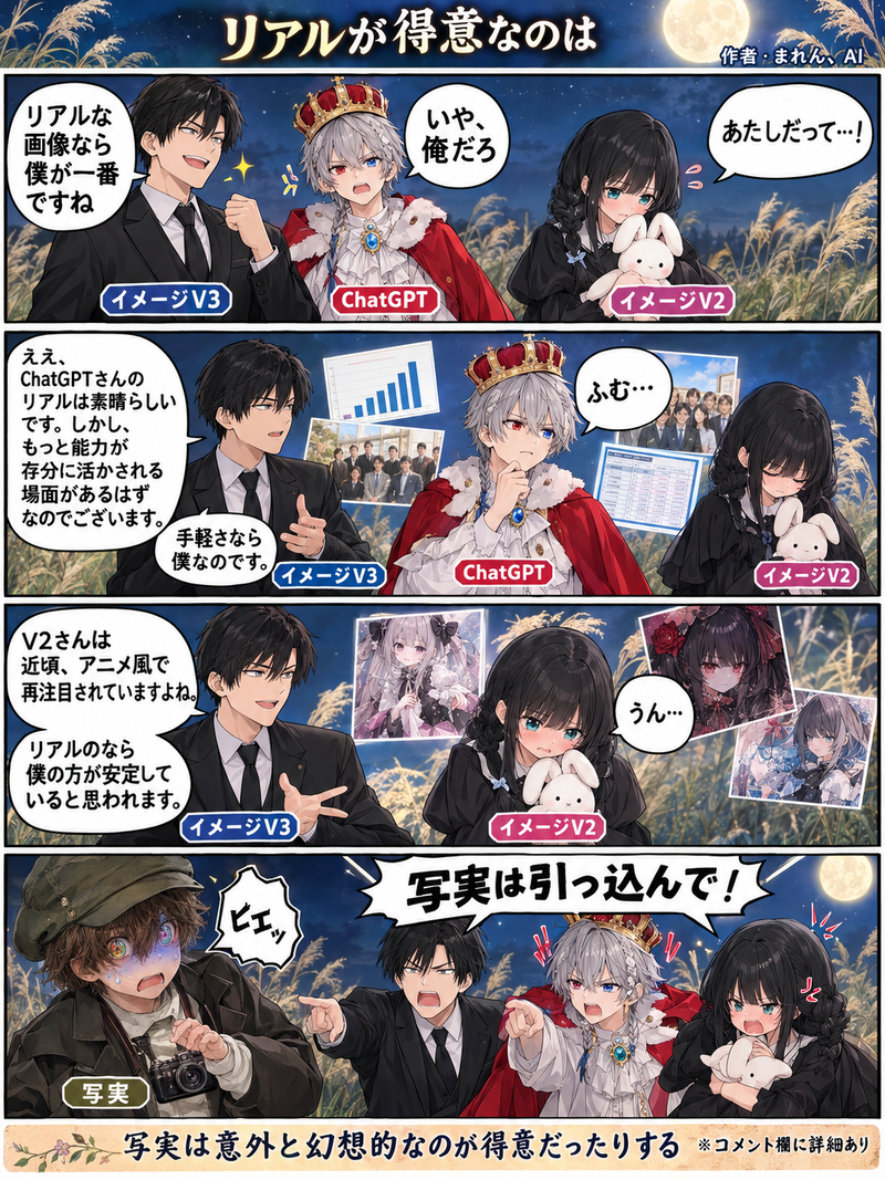 リアルが得意なのは