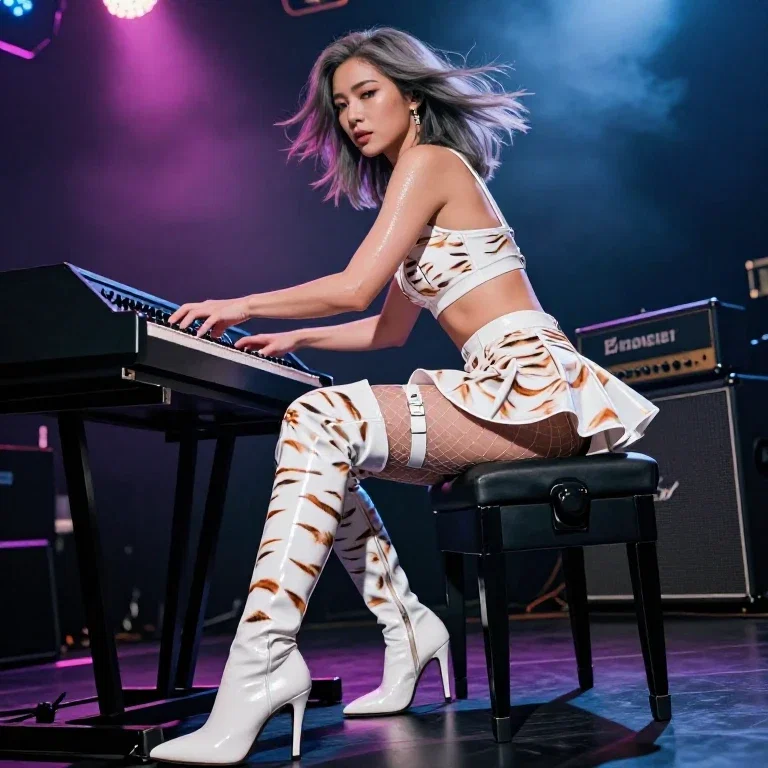 tabby-white-tiger organ