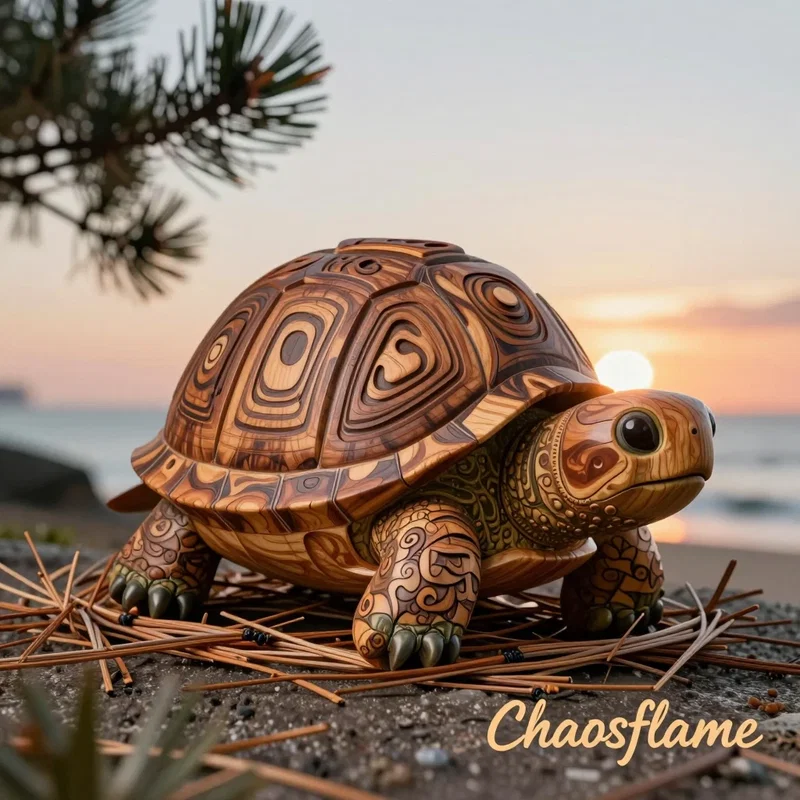 🪵 wooden Turtle as № 💯 for my Tag #𓆉𝓣𝓾𝓻𝓽𝓵𝓮🐢