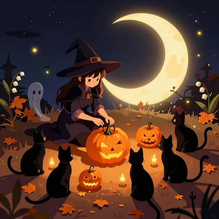 (自動)猫のハロウィン