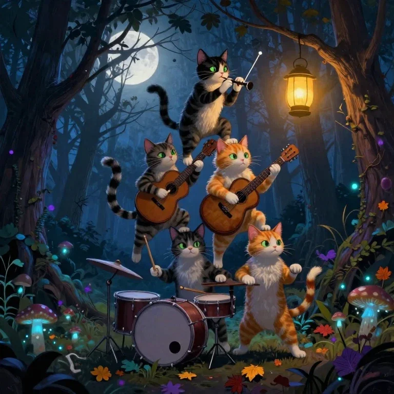 (自動)ねこだけのブレーメンの音楽隊