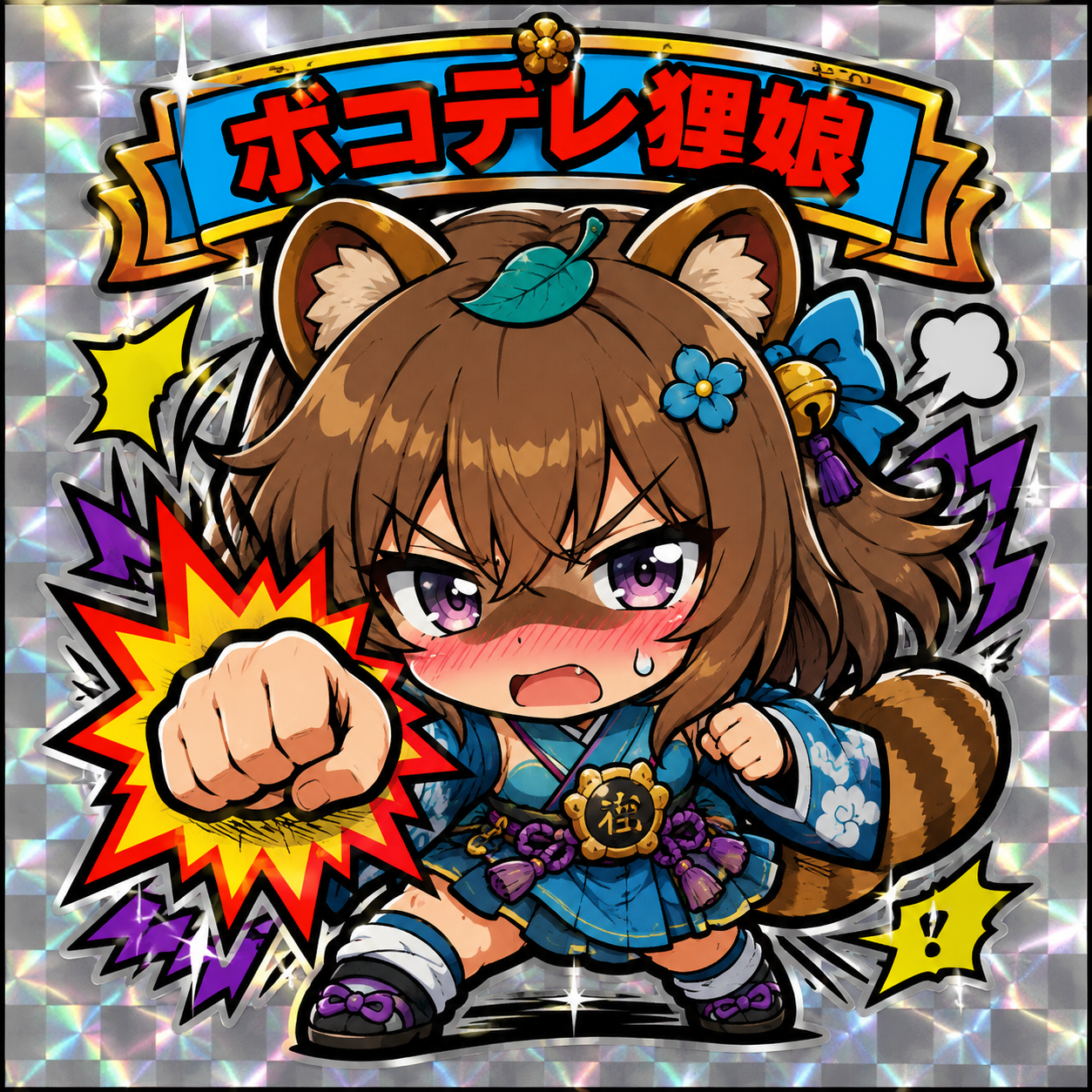 ボコデレ狸娘