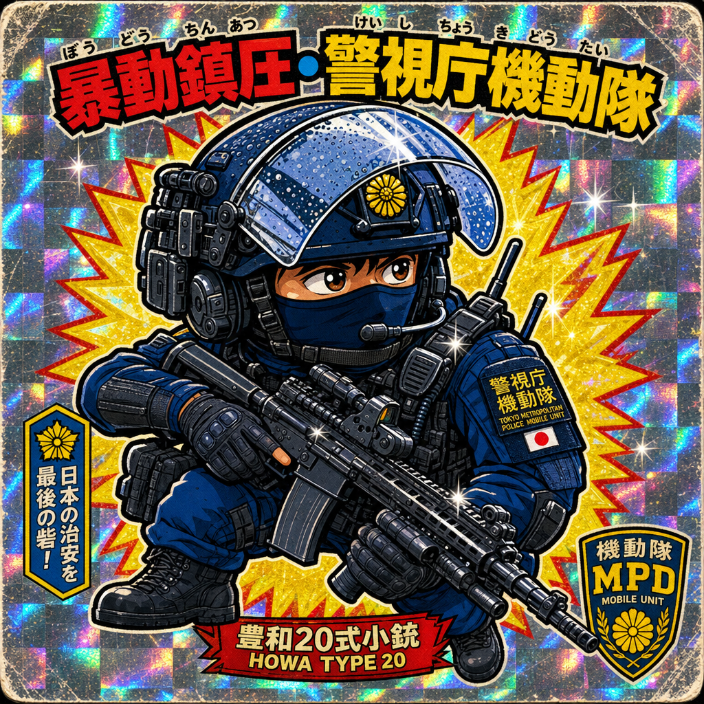 暴動鎮圧・警視庁機動隊