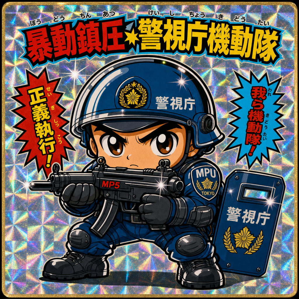 暴動鎮圧・警視庁機動隊