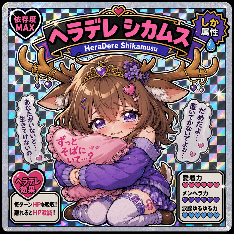 ヘラデレ鹿娘(別ヴァージョン)