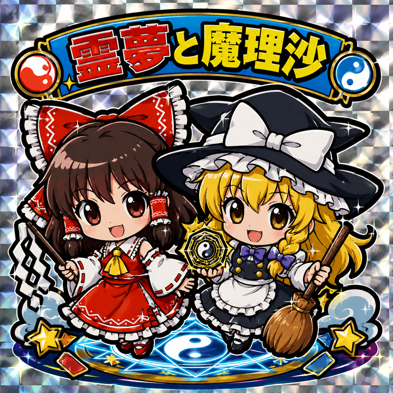 霊夢と魔理沙