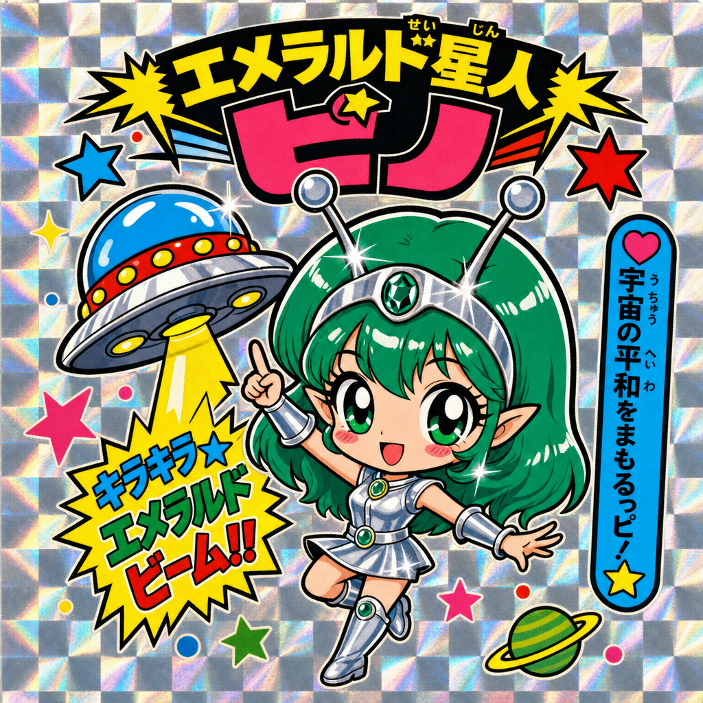 エメラルド星人ピノ