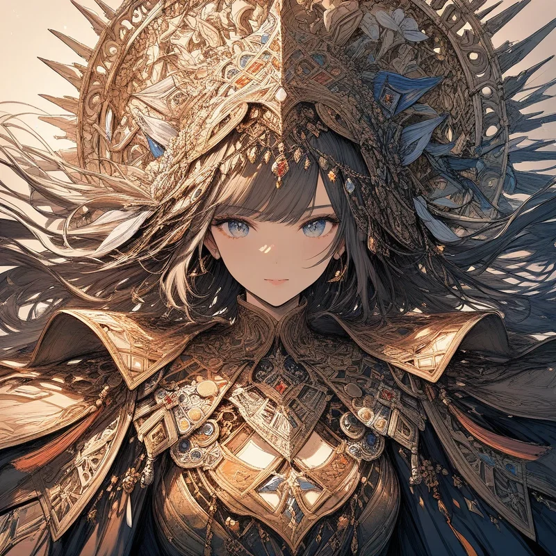 民族衣装少女