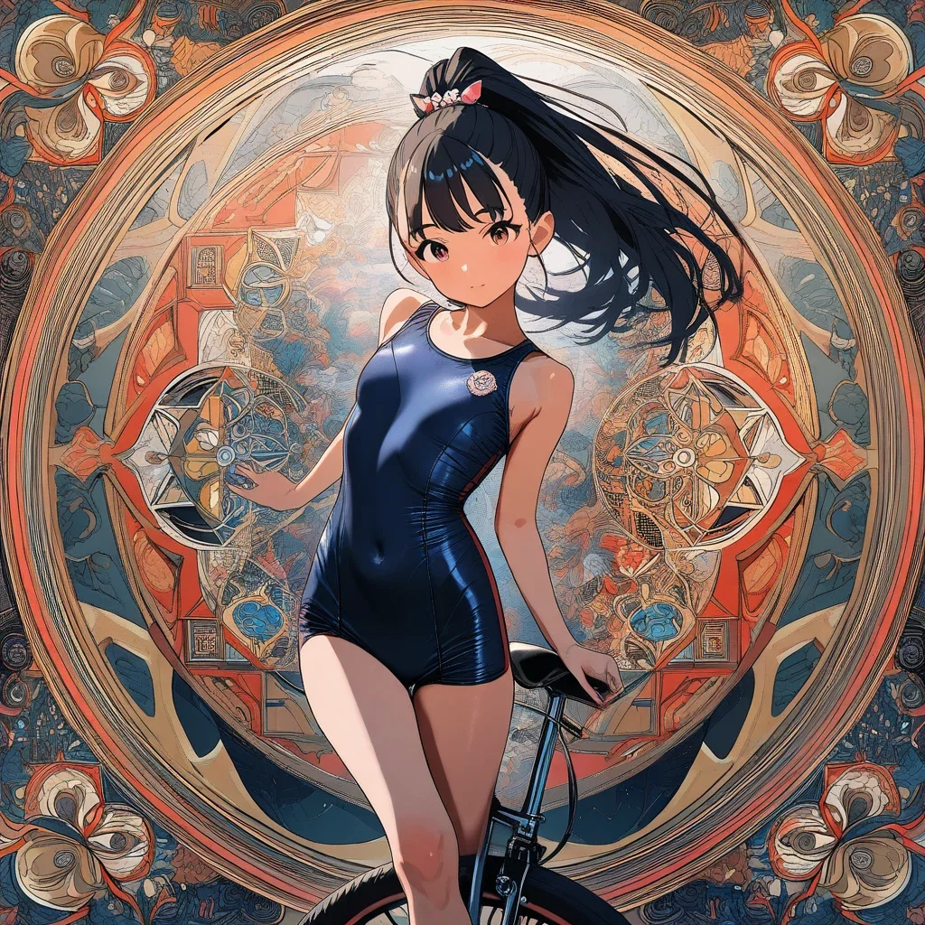 japanese schoolgirl unicycle swimsuit randoseru